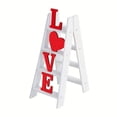 thumbnail image 1 of PEIBang Valentines Love Ladder Tabletop Decoration,Valentine's Day Wooden Sign Love Ladder Decor for Desk Mantle Shelf Party Wedding Home,Valentine Gift, 1 of 6