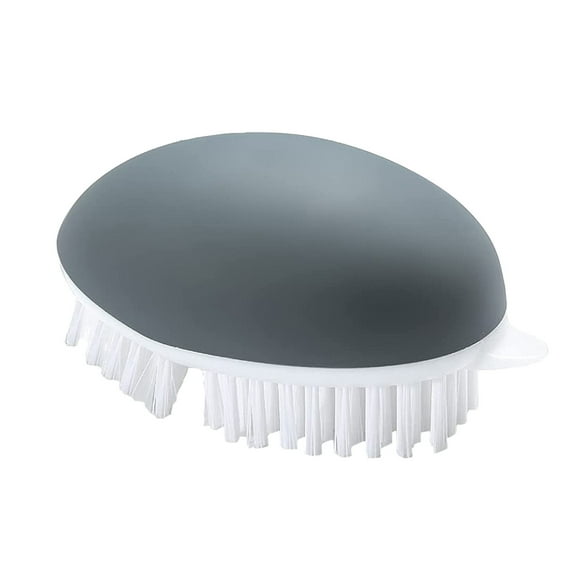 PEIBang Vegetable Brush with Dots Remover,Non-Slip Grip Potato Scrubber Veggie Brush with Flexible and Hard Bristles for Fruit and Vegetable,Kitchen Essentials