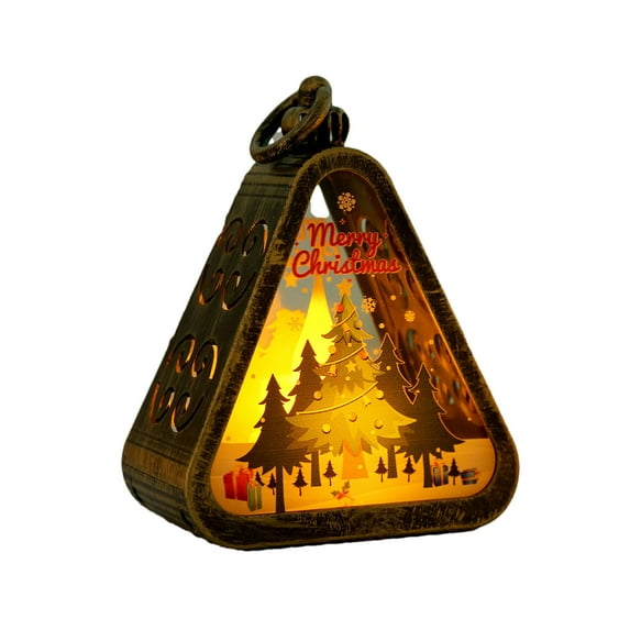 PEIBang Vintage Christmas Night Light,Christmas Desktop Decorations,Wind Lamp for Home Decor,Gift