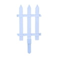 thumbnail image 1 of PEIBang White Garden Fence with Insert,13.3x19.6 Inch Picket Fence Border,Decorative Lawn Edging Landscape Guard for Yard Path Flowerbeds, 1 of 6