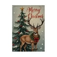 thumbnail image 1 of PEIBang Winter Christmas Garden Flag,12x18 Inch Welcome Snowman Reindeer Yard Flag,Double Sided Yard Holiday Outdoor Farmhouse Decoration, 1 of 6