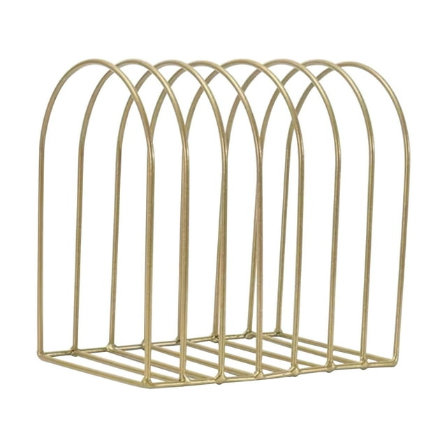 PEIBang Wire File Organizer for Desk,Metal File Holder Magazine Folder,Desktop Sorter Countertop Folder Stand Racks for Binder Storage Office Home