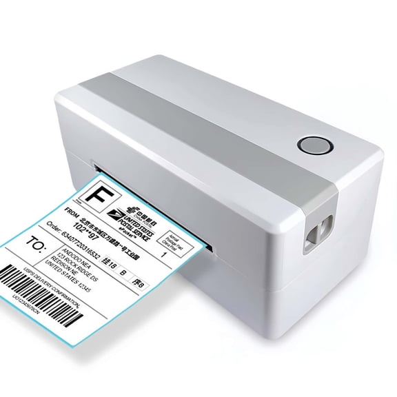 PEIXU 40-120mm Direct Thermal Printer, USB & Bluetooth, 203DPI, Supports 1D & 2D Barcodes, for Small Business Warehouse & Retail