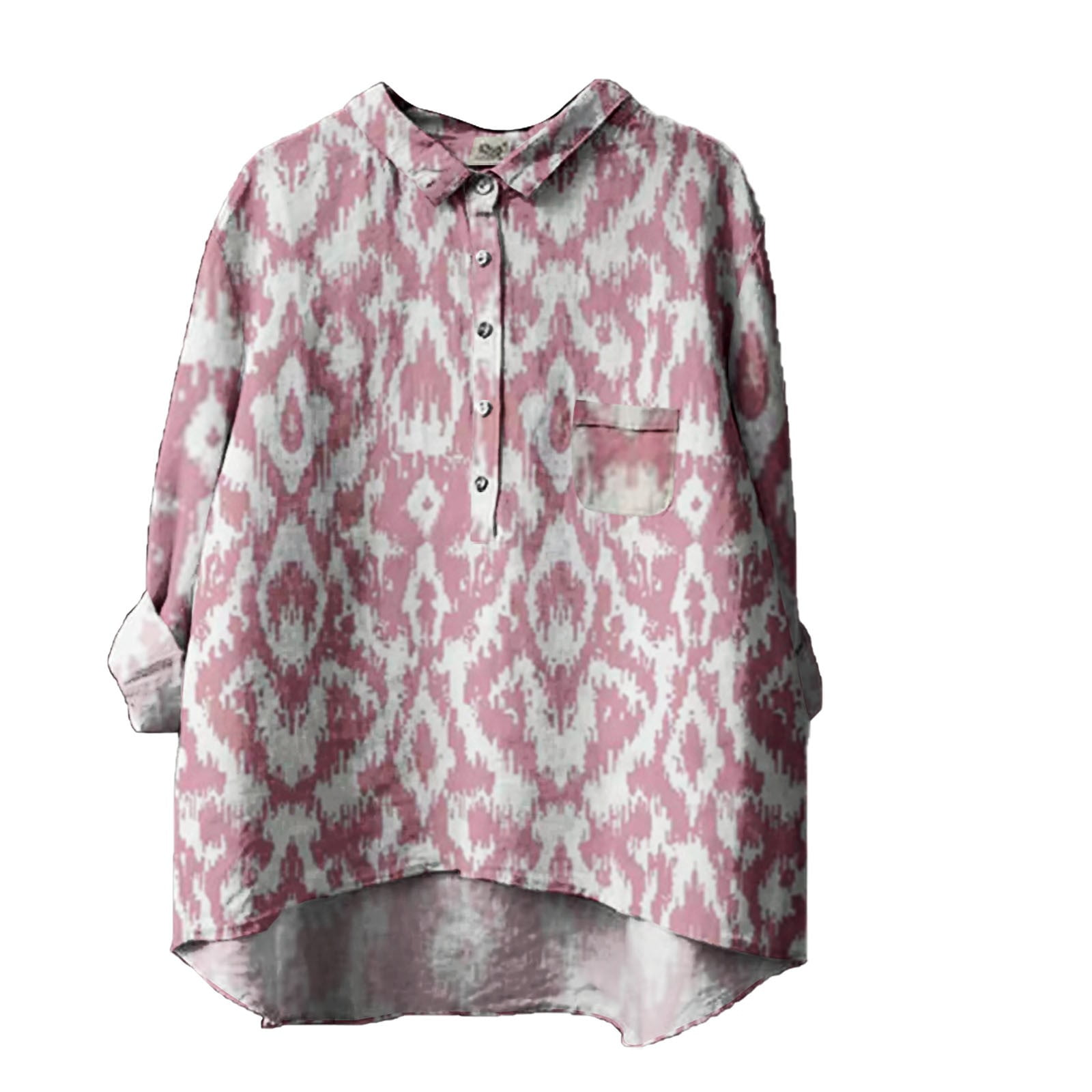 PEJINTRY Cowboy Shirts for Women Boho Womens Clothing Chambray Shirt