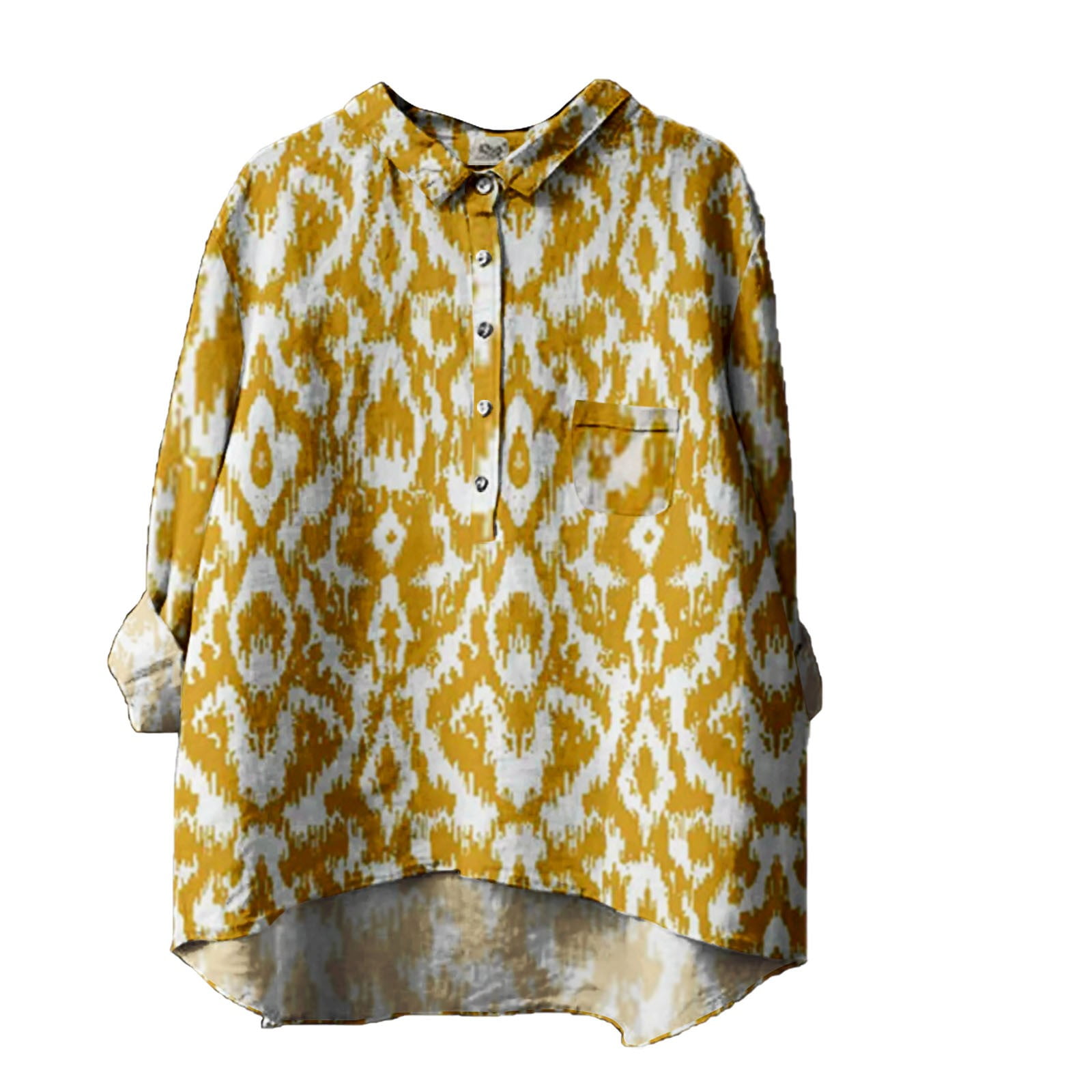 PEJINTRY Woman Clothes Plus Size Shirts for Women Womens Button Down