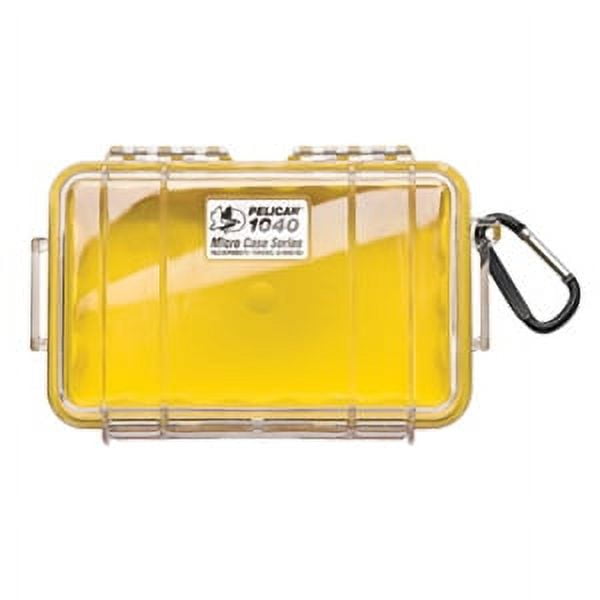 Yellow Clear Polycarbonate Water-Resistant Micro Case