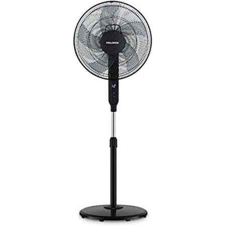 PELONIS PFS40D6ABB DC Motor Ultra Quiet 16 Inch Pedestal Sleeping &Baby, High Energy Efficiency Standing Fan Speed, 12-Hour Timer, Remote Control, and...
