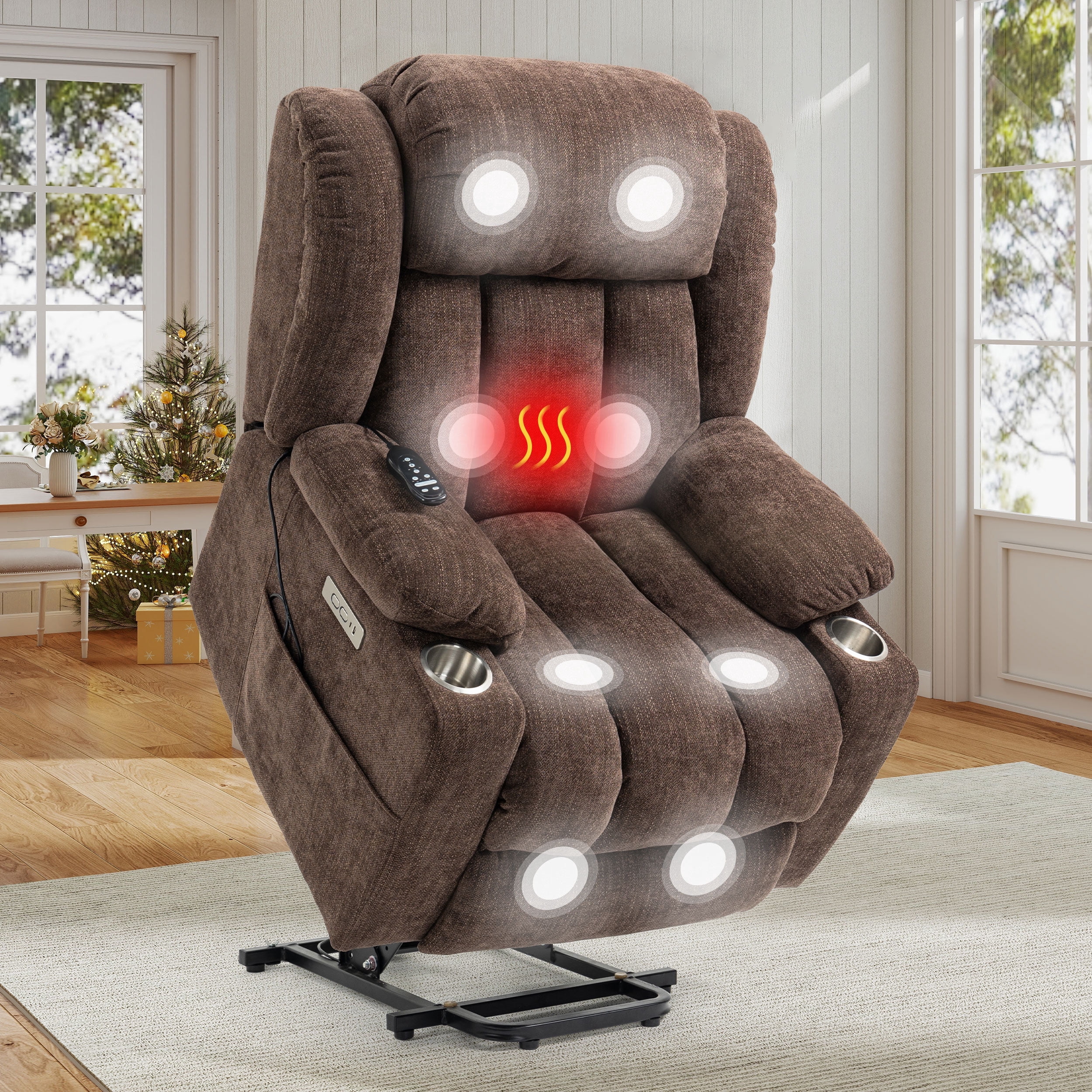 Trustyue Power Lift Recliner Chair for Elderly, Heavy Duty 350 lbs ...