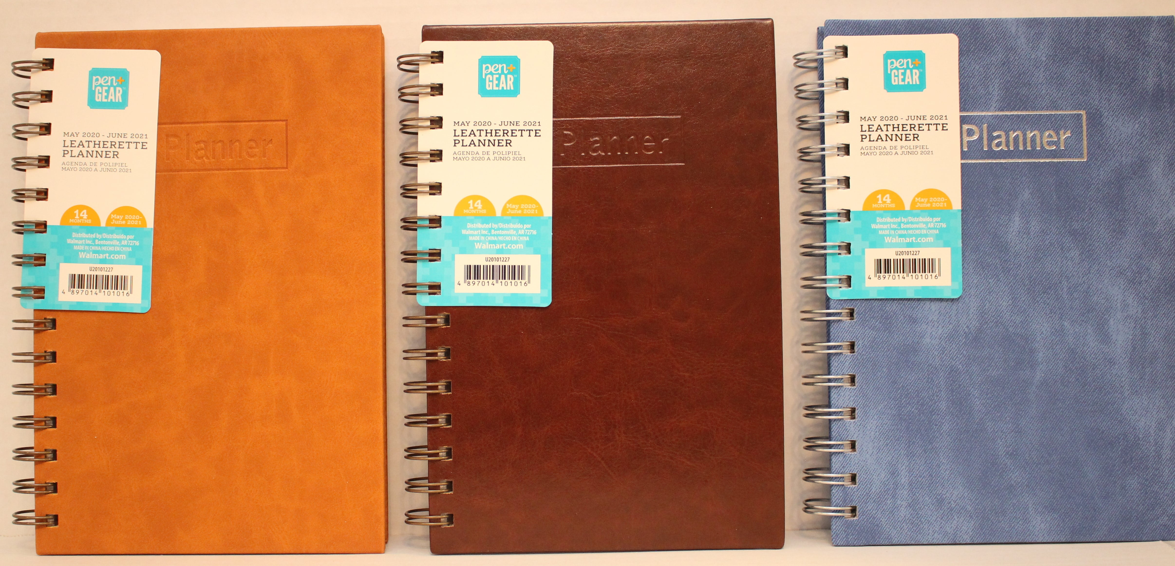 PEN+GEAR Medium Leatherette Planner, Hardcover, 5.75" x 8"