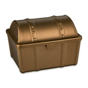Pen+Gear Treasure Box, 9" x 7" x 6.25", Bronze
