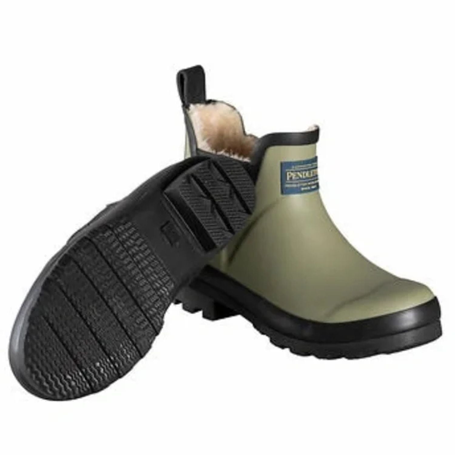 PENDLETON Ladies' Chelsea Rain Boot In Olive, 9