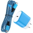 thumbnail image 1 of Fast Charger Block, 20W PD USB C Wall Charger with 6FT Type C Charging Cable, Fast Charging Power Adapter Compatible with iPhone 17/16/15 Pro Max Plus, Samsung Galaxy S24 S23, Android Phones, Blue, 1 of 7