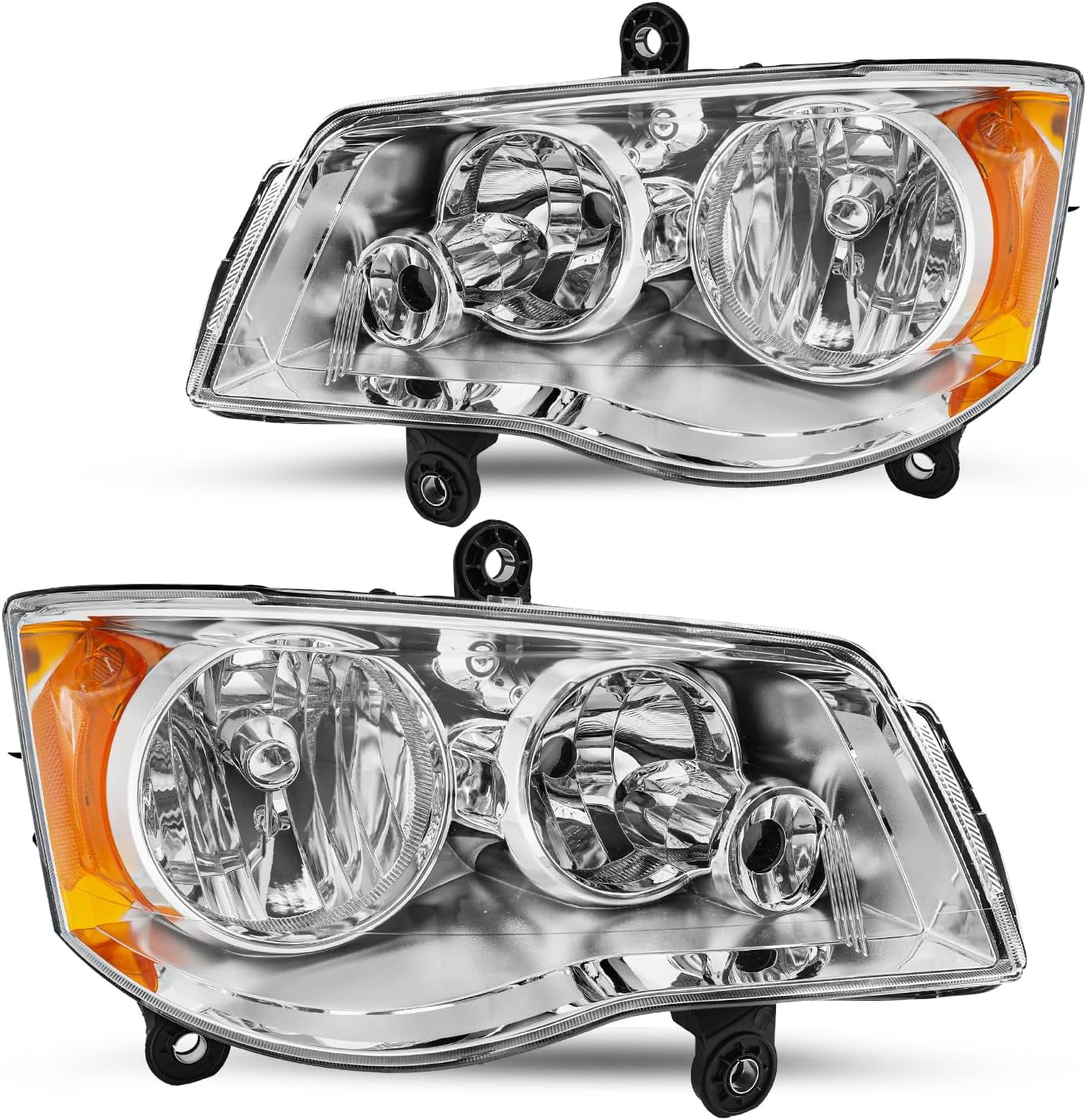 2Pcs Headlight For 2008-2016 Chrysler Town&Country 2011-2020 Dodge Grand Caravan - Foto 11