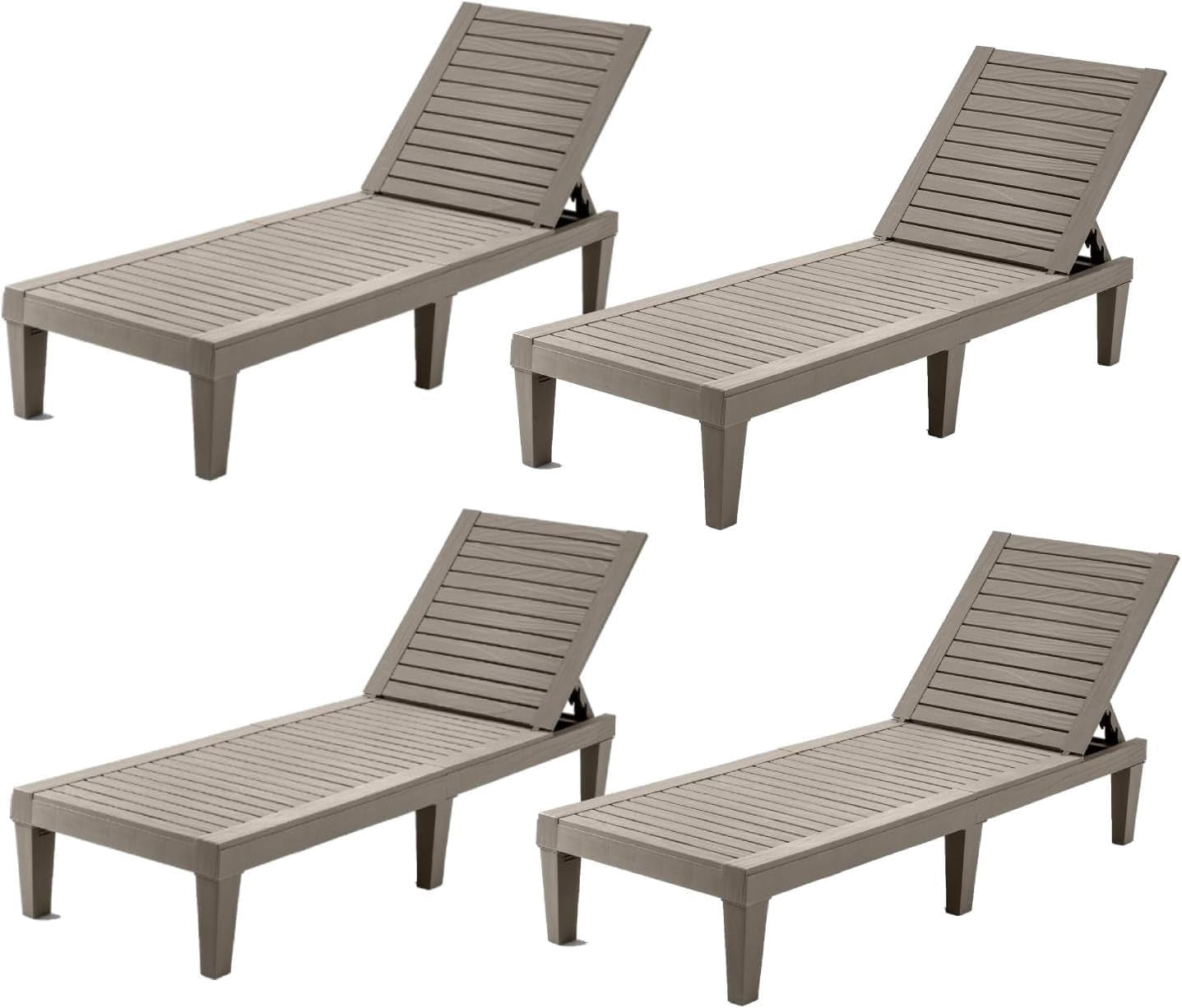 Picture Idea: Pengfei Outdoor Chaise Lounge Chairs Set Of 4 All Weather