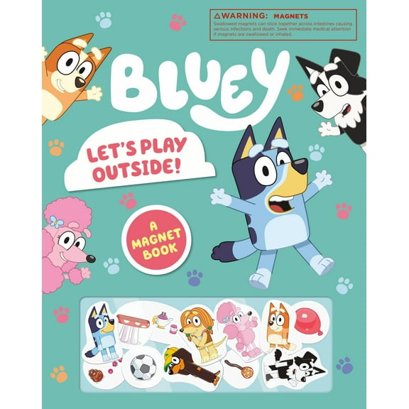 Bluey: Let's Play Outside!: a Magnet Book (Board Book)