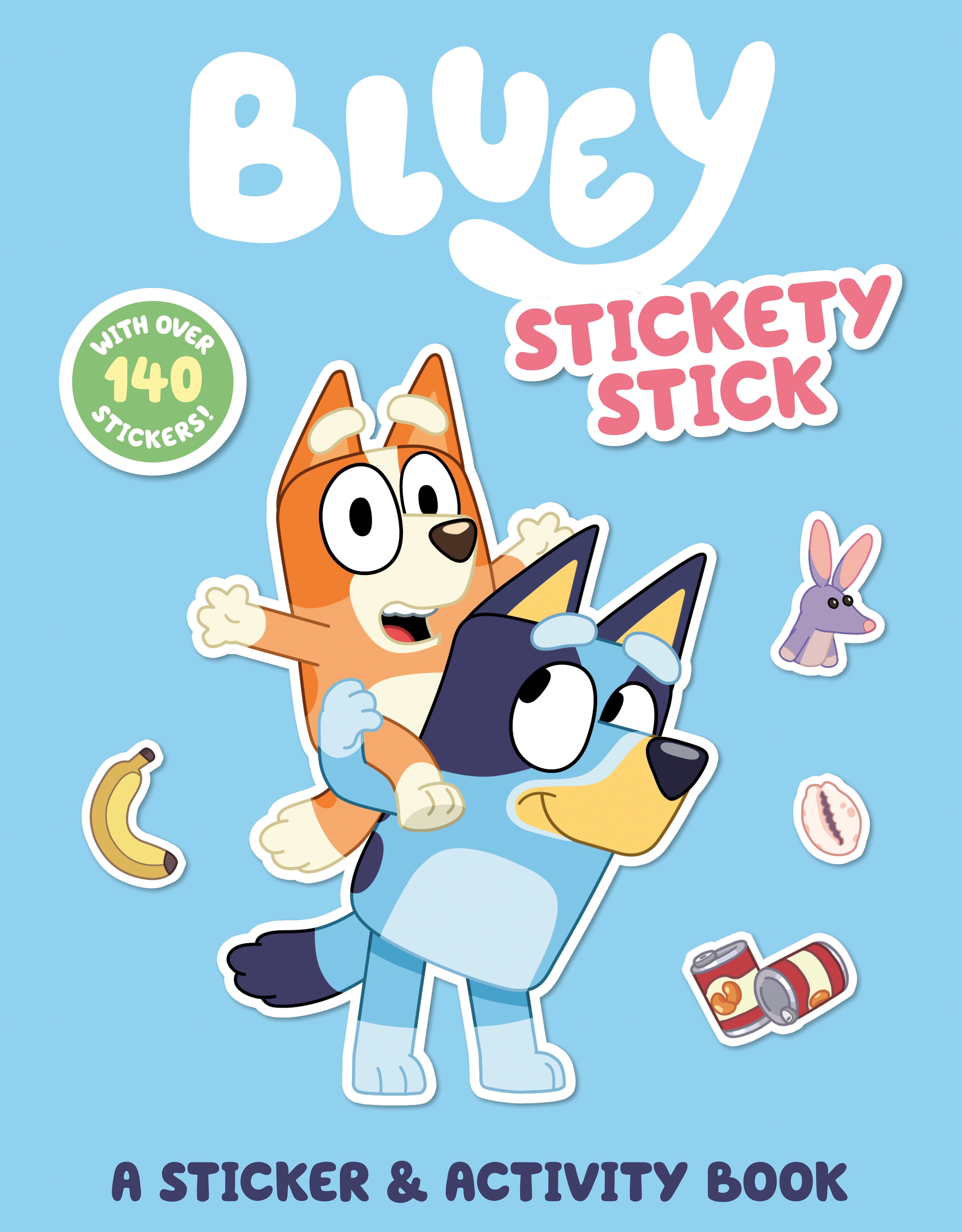 Sticker Book Activitty Bluey: Stickety Stick: Sticker & Activity Book with 140+ Stickers ...