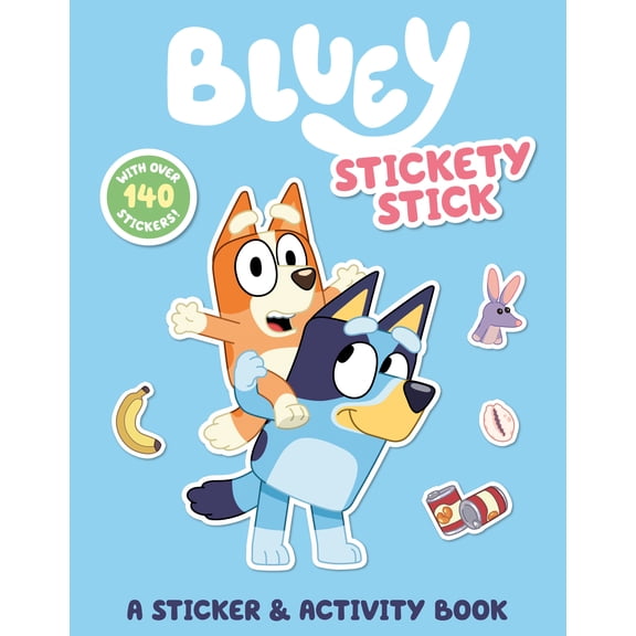 Bluey: Stickety Stick: a Sticker and Activity Book: With over 140 Stickers (Paperback)