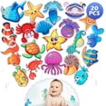 thumbnail image 1 of PENGXIANG 20 PCS Anti Slip Stickers Cute Sea Creature Non Slip Stickers Tub Tattoos Bath Decals Adhesive Appliques for Bathtub,Shower and Other Slippery Surfaces, 1 of 9