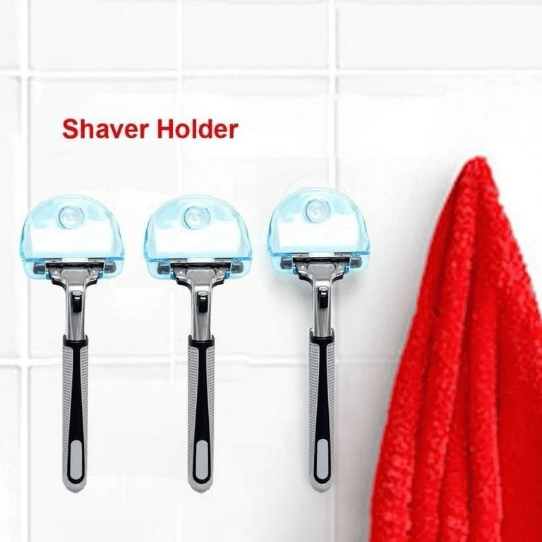 Adhesive Razor Holder Wall Mounted Bathroom For Shower Hook Rack Shaver