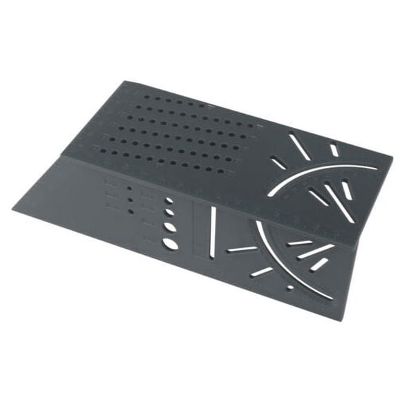 PENGXIANG 3D Woodworking Carpenter Square Ruler, Multifunction Angle Finder Woodworking Tools Measure,Professional Sturdy Aluminum Alloy Metal Gauge for Engineers Carpenters with Carpenter Pencils