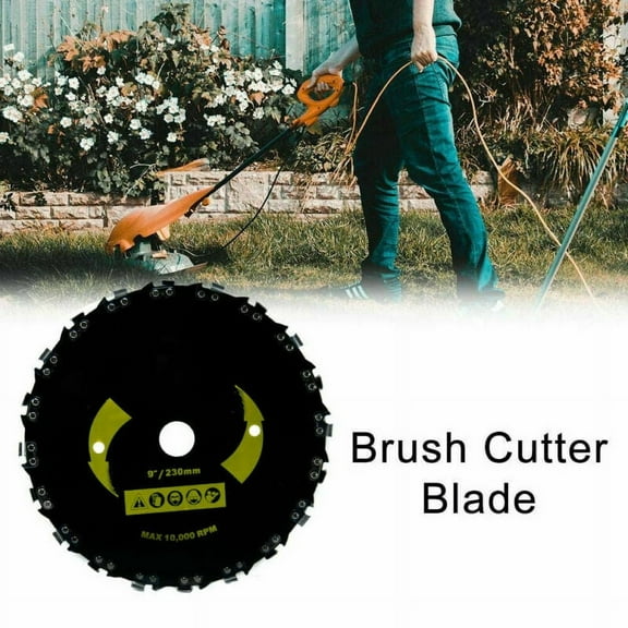 PENGXIANG 9" Brush Cutter Blades Chain Saw Tooth Brush-Cutter Grass Blade Heavy Duty for Gas Electric Trimmer