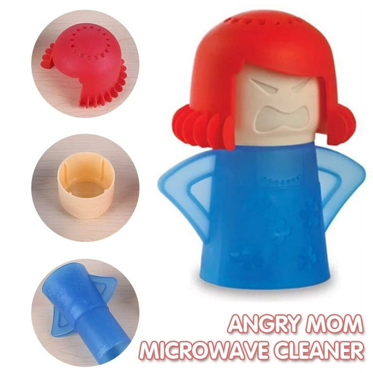 AMERTEER Angry Mom Microwave Cleaner - Angry Mom Mad Creay Mama