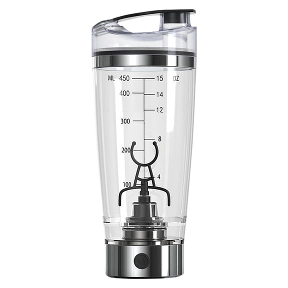 PENGXIANG Electric Mixing Cup Protein Automatic Shaker Bottle 450ml Portable Vortex Mixer Cup Leakproof Sports Bottle USB Charge