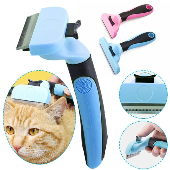 PENGXIANG Grooming Brush Effectively Reduces Shedding by Up to 95% Professional Deshedding Tool for Dogs and Cats