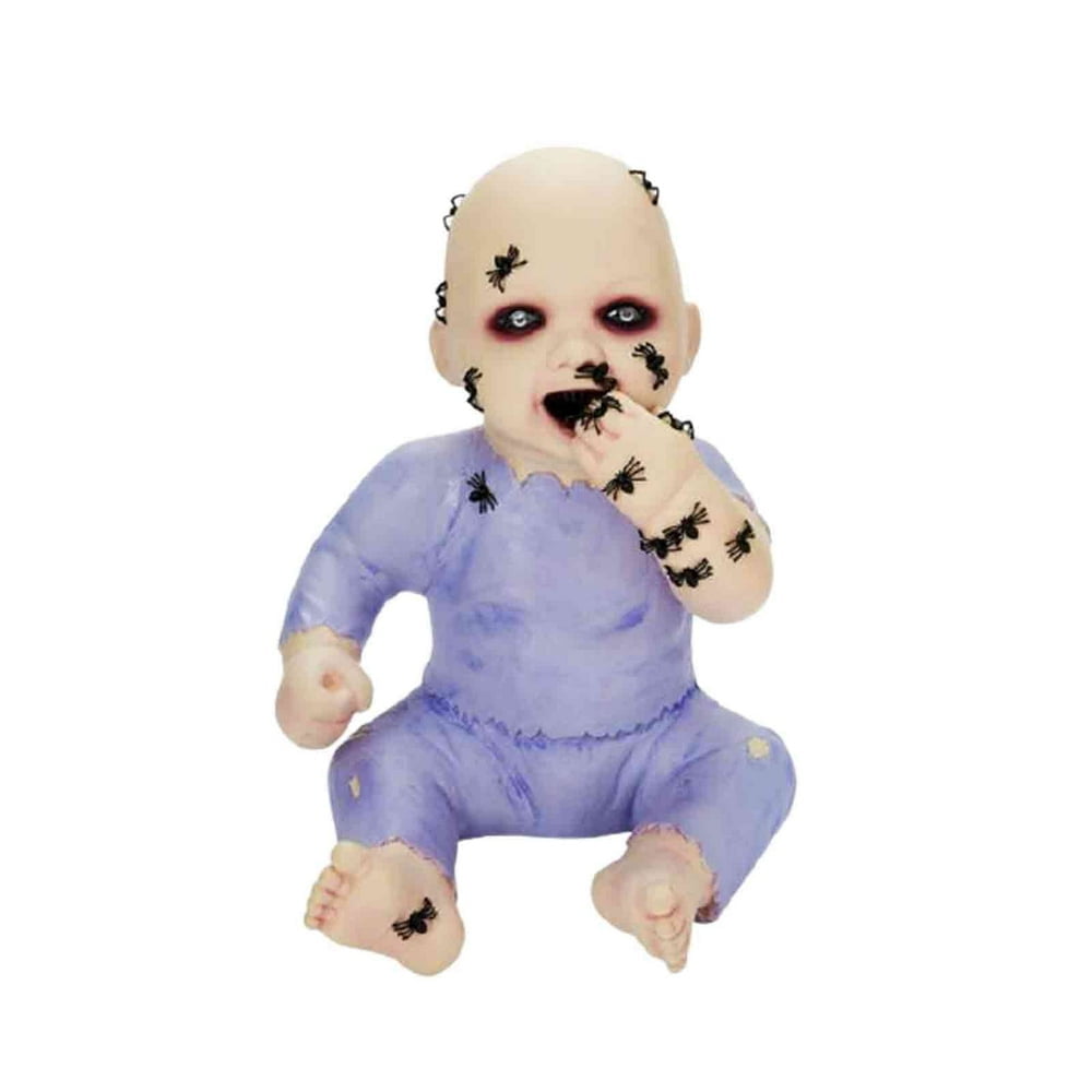 PENGXIANG Halloween Scary Ghost Baby Doll - 3.5IN Scary Resin Statue ...