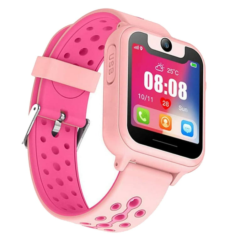 Pengxiang Kids Smartwatch Kids GPS Watch Gifts for 4 8 Year Old Girls Touchscreen Camera Game Compatible with 2G T Mobile Birthday Gift for Kids S6