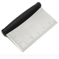 thumbnail image 1 of PENGXIANG Metal Griddle Scraper Chopper, Stainless Steel Dough Bench Scraper Pastry Cutter with Measuring Marks, Multi-purpose Kitchen Tool for Flat Top Grilling/Baking/Cooking, Dishwasher Safe, 1 of 7