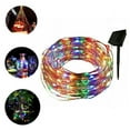 thumbnail image 1 of PENGXIANG Solar String Lights Outdoor, 200 LED Super Bright Lights,Waterproof Copper Wire 8 Modes Fairy Lights for Christmas Decorations,Party ,Holiday,Wedding Decor,Garden (Multicolor), 1 of 5
