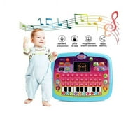 PENGXIANG Toys for 1 + year old girl,Tablet Toy Educational Learning Toys with Light and Music Gift for Toddlers 1 2 3 Years Old Girls Boys