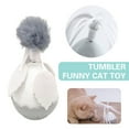 thumbnail image 1 of PENGXIANG Tumbler Cat Toy With Tassel And Fuzz Ball 360 ° Automatic Rotation Feather Tease Cat Stick Kitten Dangler Rod Interactive Toys For Pet, 1 of 6