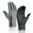 thumbnail image 1 of PENGXIANG Winter Gloves for Men and Women Touch Screen Thermal Windproof Ski Gloves (Gray, XL), 1 of 6