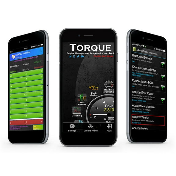 PENGXIANG vgate iCar Pro BLE 4.0 OBD2 Diagnostic Tool Fault Code Reader OBDII ELM327 Compatible Car Adapter Check Engine Light for iOS iPhone iPad/Android