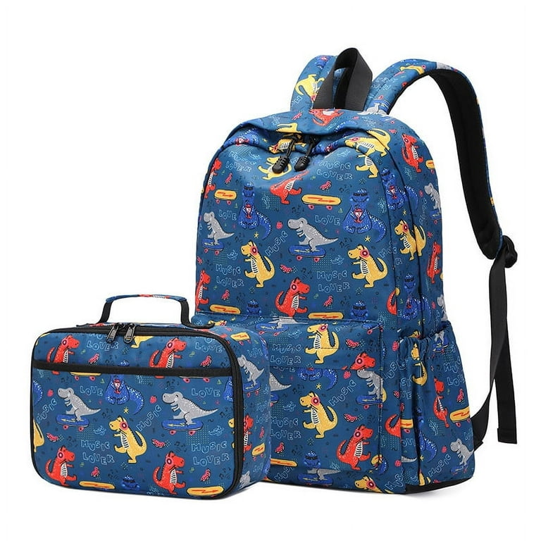 Backpack for Kids Boys Girls Preschool Kindergarten Bookbag Set with Lunch Box Toddler School Bag