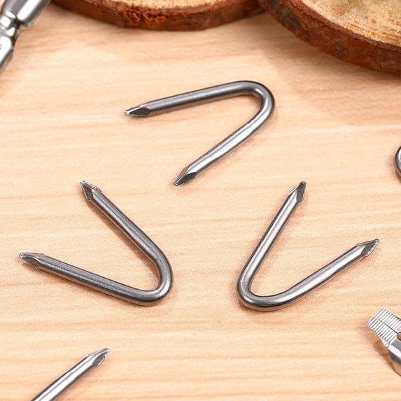 PENIKOKO Heavy Duty Fence Staples 1 Bag Fencing Nails for Wire Fencing and Strong Fastening