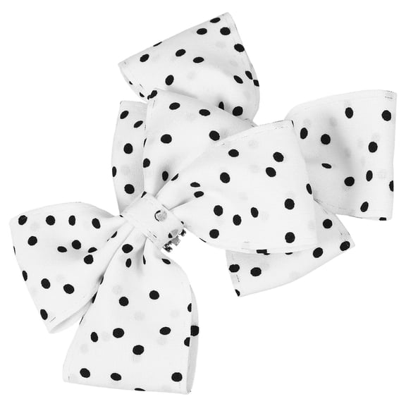 PENIKOKO White Bowknot Shoe Clips 1 Pair Detachable Decorative Accessories for Women Shoes and Flats