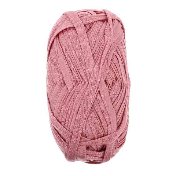 PENIKOKO 1 Roll Knitting Ribbon Yarn Knitting Cord Acrylic Pink DIY for Handicrafts Makers