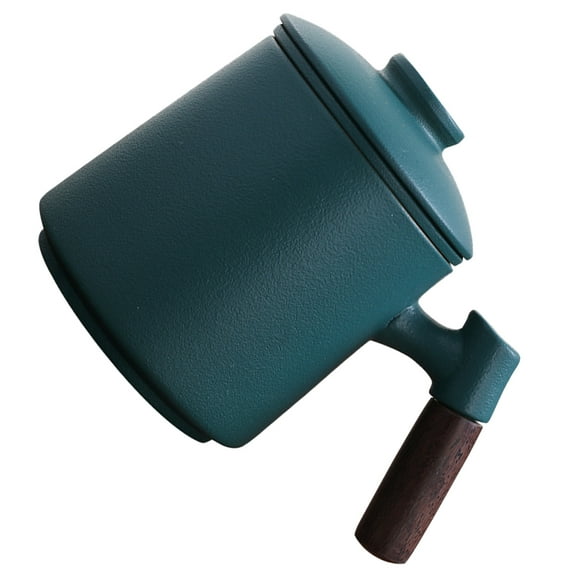 PENIKOKO 1 Set Ceramic Beverage Cup with Lid and Infuser Handle for Dormitory