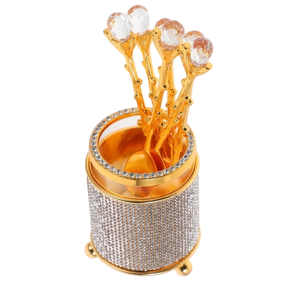 PENIKOKO 1 Set Decorative Coffee Spoons Assorted Colors for Desserts and Daily Use, Comfortable Grip, Stylish Home Dining Flatware