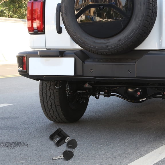 PENIKOKO Heavy Duty Trailer Tongue Lock for Trailer Security and Safety, Anti-Theft Hitch Lock Device