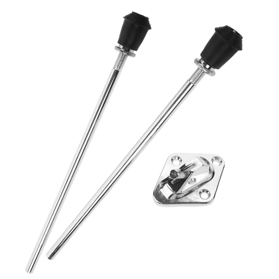 PENIKOKO Drum Stand Set Stainless Steel 1 Set 11.8x1.2x1.2in