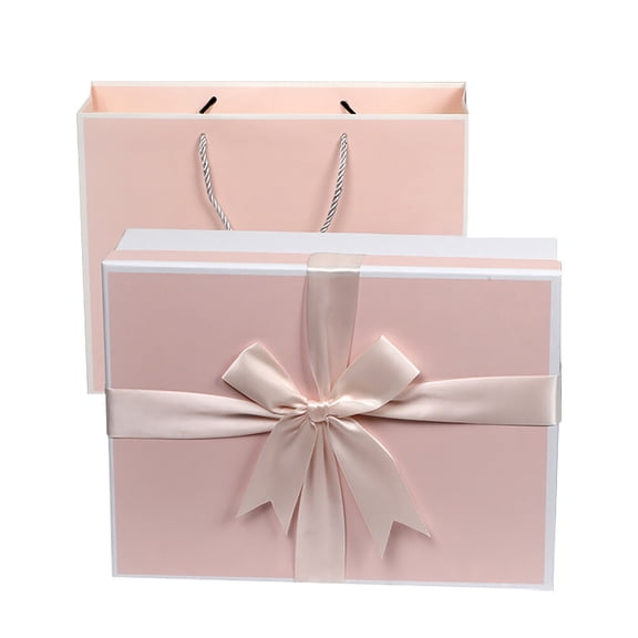 PENIKOKO 1 Set Pink Souvenir Box Paper Wrapping Box for birthday gatherings