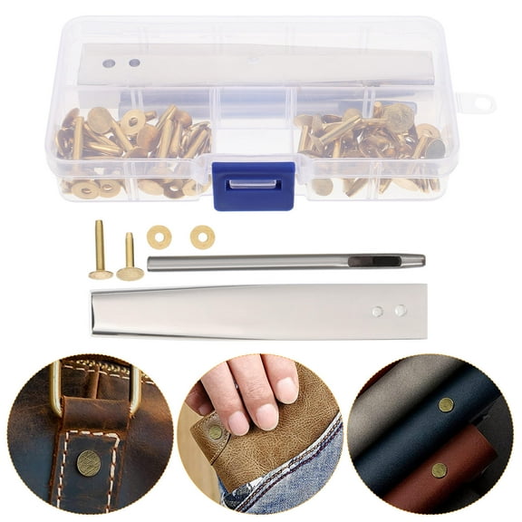 PENIKOKO 1 Set Solid Rivet Tool for Stainless Steel Riveting Tool for Shoe