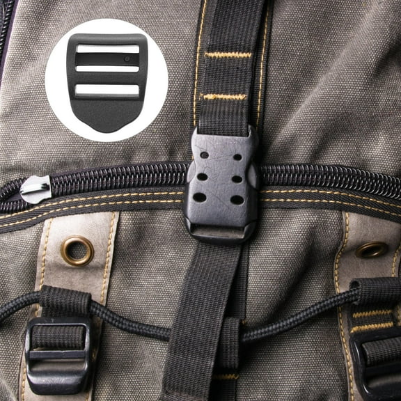 PENIKOKO 10 Pcs Plastic Ladder Slider Adjustable Buckles for Backpack and Travel Strap Adjustments