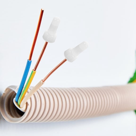 PENIKOKO 1000 Pieces White PP Closed End Wire Terminal Caps for Automotive Electrical Wire Connections and Repairs