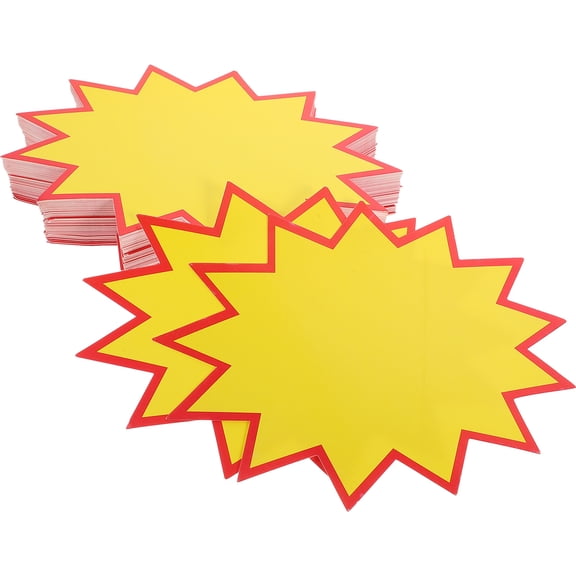 PENIKOKO Retail Sale Signs Shop Labels 100Pcs Multi