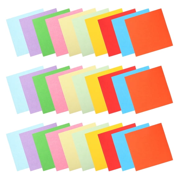 PENIKOKO 100Pcs Colored Origami Paper Multi Color Square Sheets for Creative DIY Folding Crafting and Office Use
